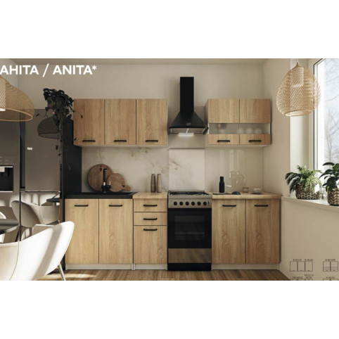 Кухня Анита 2.0м(ДСП)-Гарант
