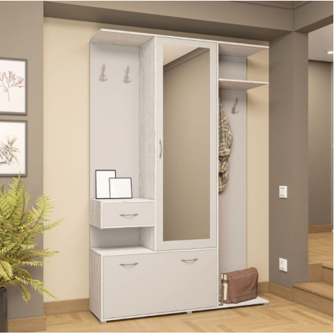 Прихожая Грета(Артвуд Светлый/Пепельный)-Свiт Меблiв